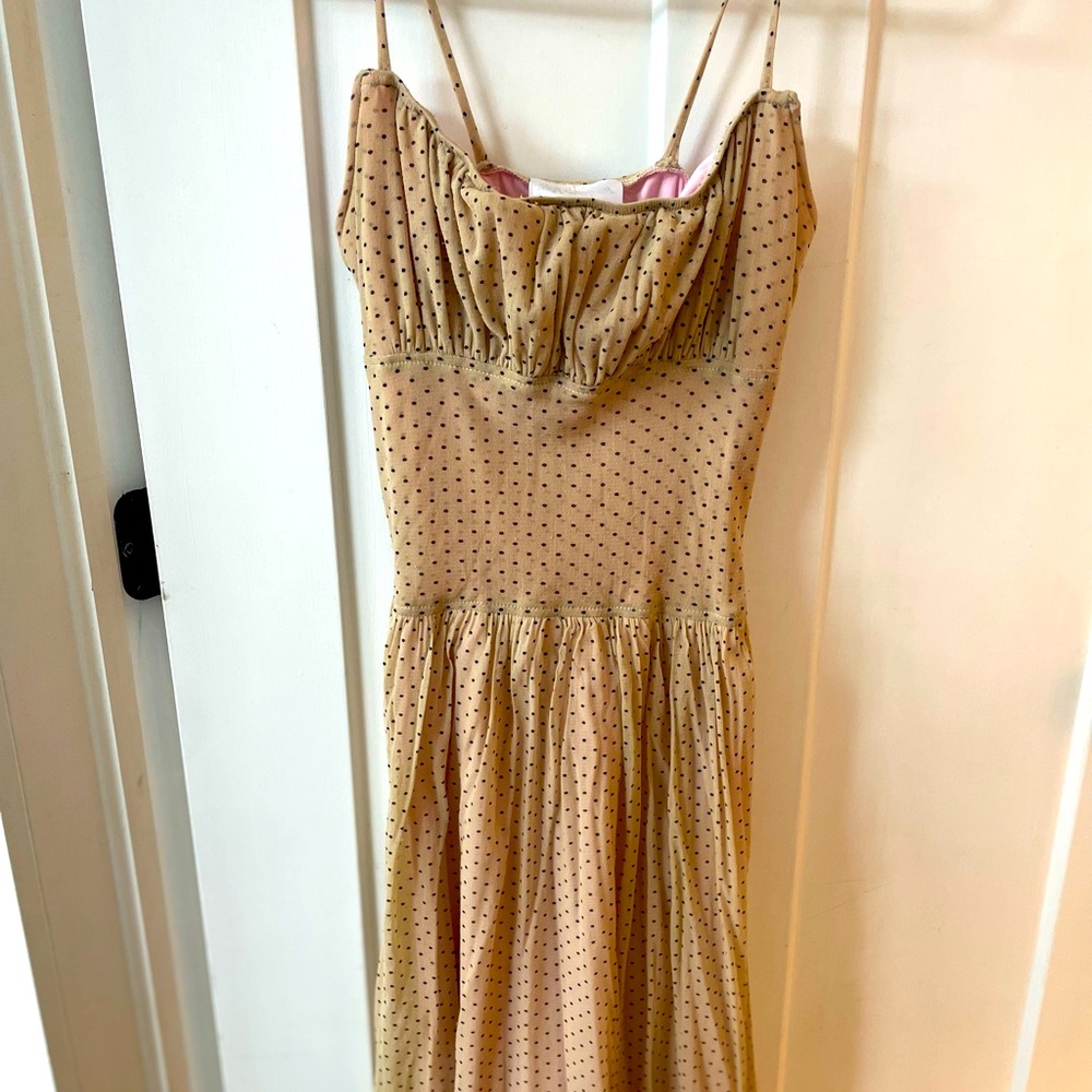 Retro Style Polkadot A-Line Dress